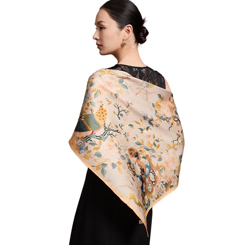 Shanghai Story 100% Mulberry Silk Scarf and Shawl