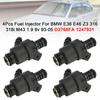 4Pcs Fuel Injector For BMW E36 E46 Z3 316 318i M43 1.9 8v 93-05 D3768FA 1247931