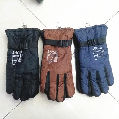 Damenhandschuhe Winter 2 Baumwoll-Thermosocken Fleece Outdoor Ski Motorrad Fahren