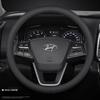 Auto Lederlenkradabdeckung für Hyundai i20 i30 Elantra KONA N Line 2013 - 2019 2020 2021 2022 2023 2024 2025 Zubehör