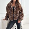 Casual Loose Outerwear Autumn Winter Woman Tops New Fashion Leopard Printing Women Coats Jackets Cardigan Clothes