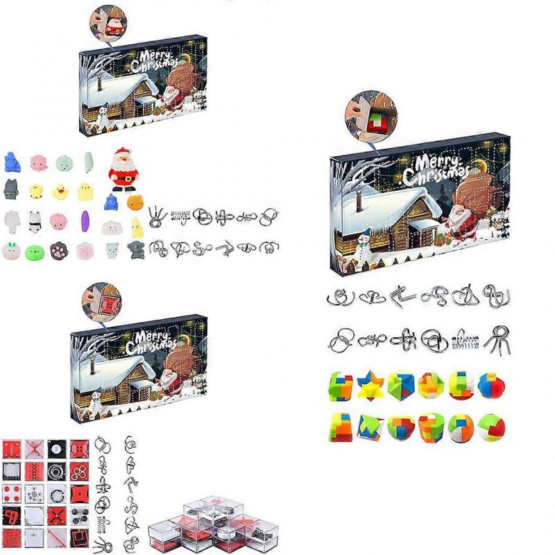 Christmas Advent Calendar Toy Gift Box Christmas Toys for Children Present