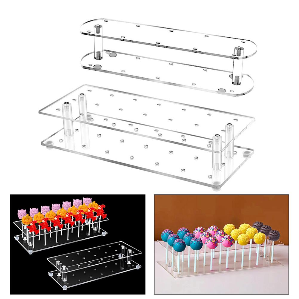 Creative Showcases Party Display Food Display Treats Display Double-layer Structure Easy Assembly Food-safe Material