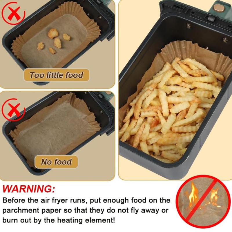 Air Fryer Liners Disposable Paper Liners Non Stick Parchment