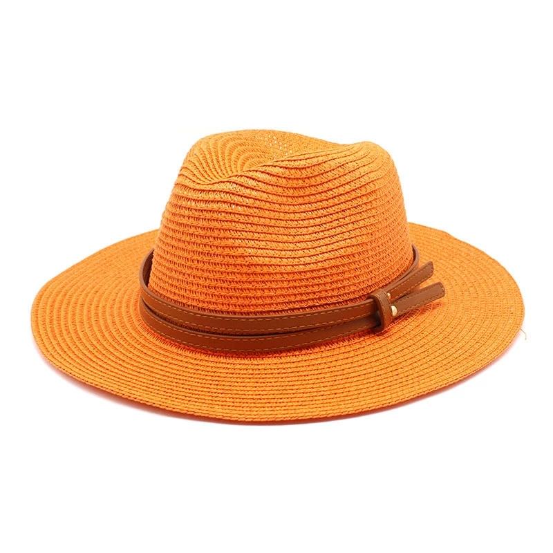 Beach Hats for Men and Women Beach Outdoor Sun Protection Visors Sun Hats Jazz Straw Hat
