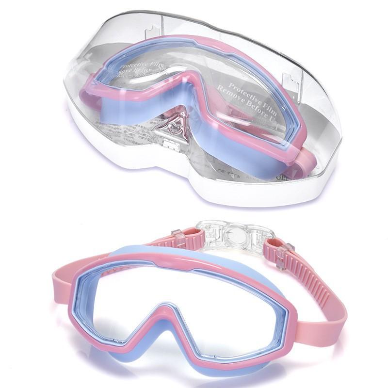 New Children's Swimming Glasses Girls Flat Light Anti-fog Large-frame Boys 'diving Sports Special Clothes