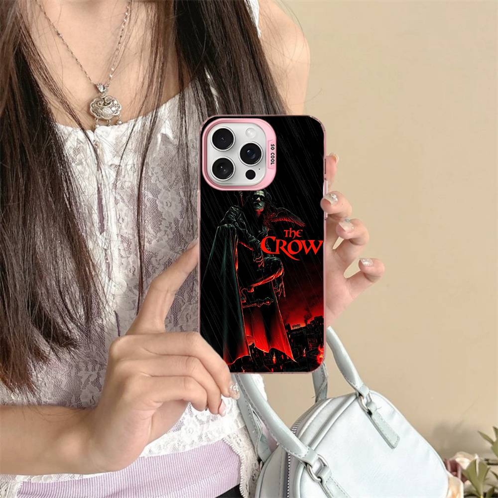 

T-The C-Crow Classic Movie Phone Case Color Silver Shell For IPhone 17 16 15 14 13 12 11 Pro Max Plus iPhone 12pro max