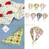 49MD French Crochet Headscarf Hairband for Women Hair Bandanas Ethnic Decorative Headband Bohemian Flower Photo Hair Scarf