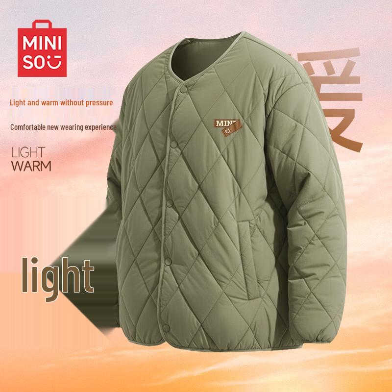 MINISO Men's Winter Warm Collarless Padded Jacket