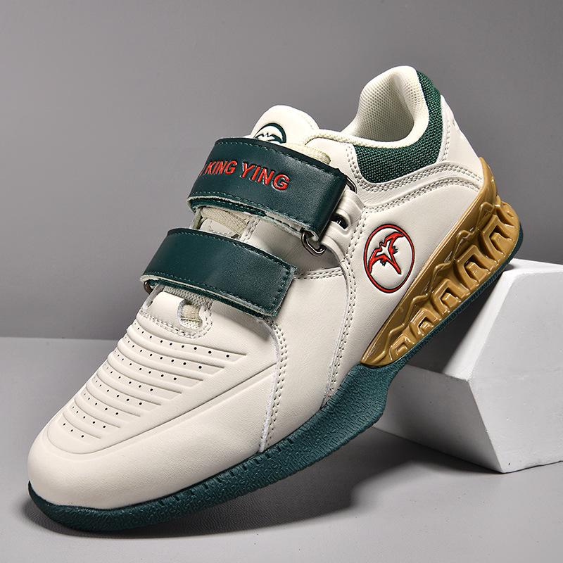 

2026 Plus Size Unisex Weightlifting & Squat Shoes for Indoor Strength Training 45 бежевий
