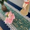 American Jacquard Fabric Tea Table Flag Lace Lace Dining Table Flag Tablecloth Chest TV Cabinet Long Towel Cloth Tassel
