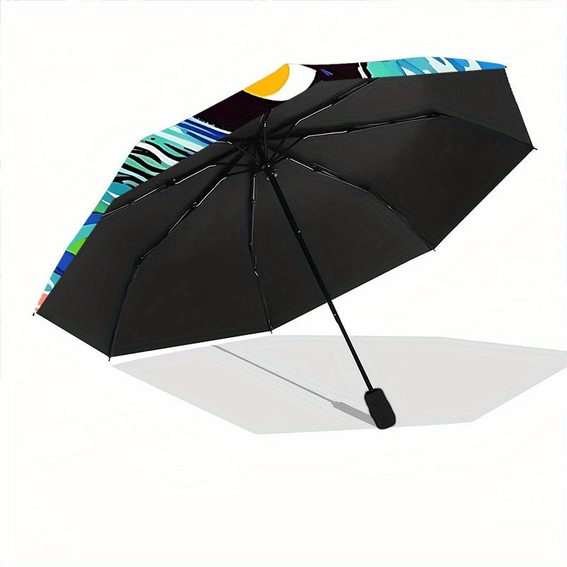 1pc Cat SwimmingAutomatic Open/close, All-Season Portable Folding Umbrella for Friends, Travel, Everyday, Events - Compact Parasol, Outdoor