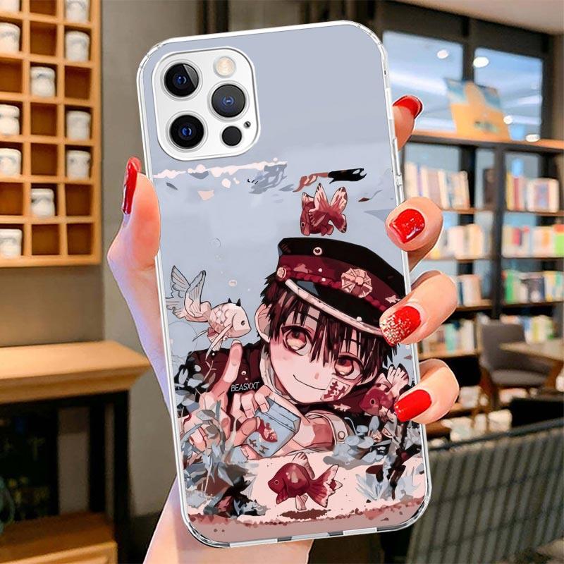 Toilet bound Hanako Kun Anime Cover Phone Case For iPhone 16 17 Air 15 14 Pro Max 16E Phone Case 13 Mini 12 11 7 SE 8 Print Patt
