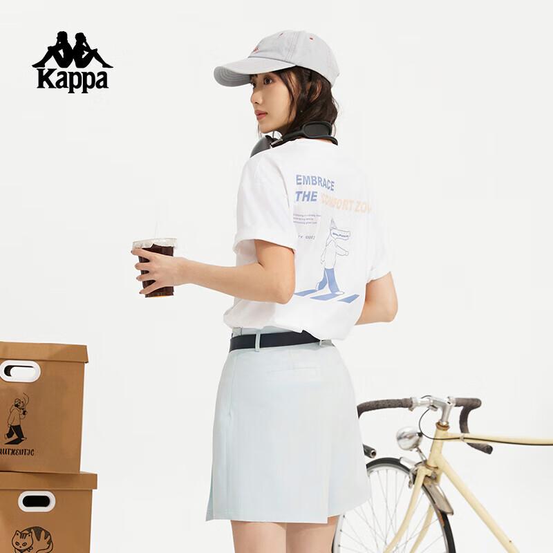 Kappa 2024 Unisex Crew Neck Letter Logo Casual Short-Sleeve T-Shirt XL 3490₽
