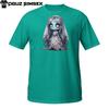 Zombie Bride T-Shirt Mens Womens Tees Top – Creepy Haunted Corpse Girl with Dress and Veil Halloween