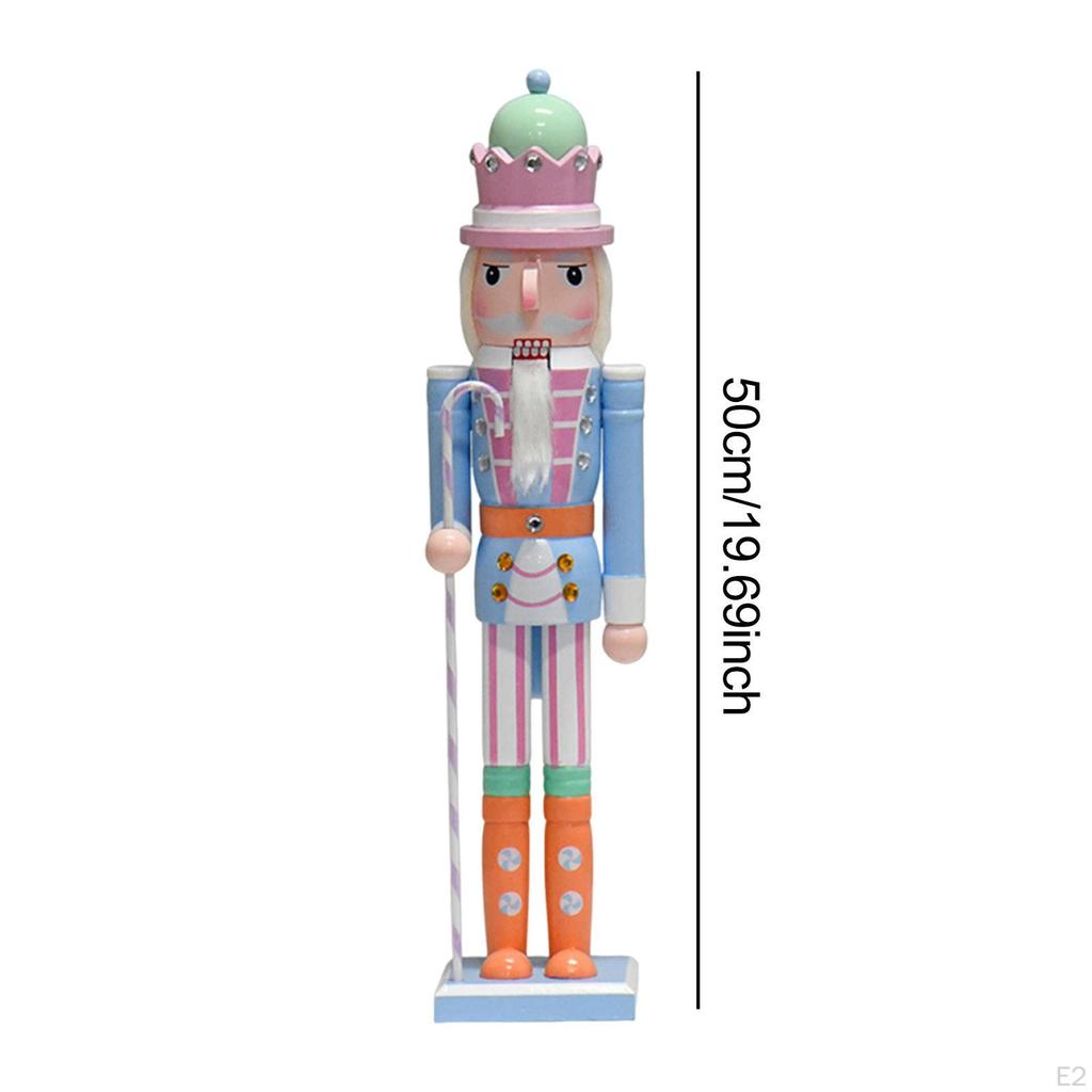 Wooden Nutcracker Ornament Christmas Decoration Collectible Gift Figurine Tabletop