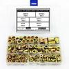 Durable Nut Screws Zinc Plated Threaded Rivet M 3 - M 10 Rivet Nut  For Screw Bolt