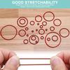 uxcell O-ringi O-ringi Pierścienie Silikonowe VMQ 50 szt. Średnica zewnętrzna 13mm Średnica wewnętrzna 9mm Grubość 2mm