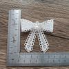 Bowknot Lace Applique Trim Handmade DIY Lace Fabric  for Bags Hair Clips Hair Decor