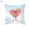 Drukowane serce drzewa Miękka poszewka na poduszkę na Walentynki Pokrowiec na poduszkę Dekoracja domu