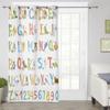 Flower Pattern Plant Dark Jungle Palm Bright  Window Curtains Scenic Curtains for Living Room Decorative Items Living Room
