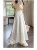 2025 High Waist Pleated A-Line Knitted Skirt for Women - Autumn/Winter Collection