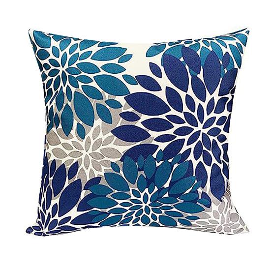 

Цветочная наволочка на декоративную подушку Современная геометрическая цветочная наволочка на подушку Застежка-молния Стирка разрешена Квадратная наволочка для декора дивана кушетки кровати 40x40cm