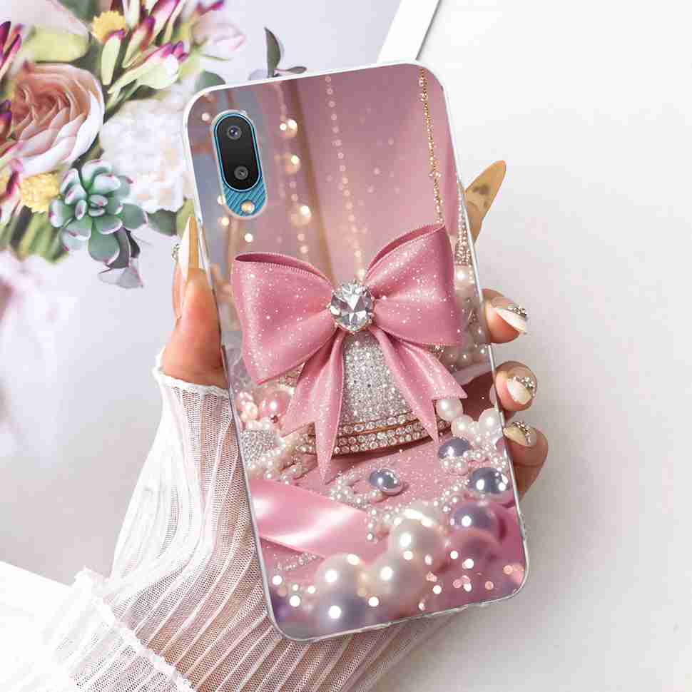 For Samsung Galaxy A02 Case SM-A022F Soft Silicone Colorful Painted Cover Case For Samsung A02 A 02 Galaxy M02 M022F Fundas Bags