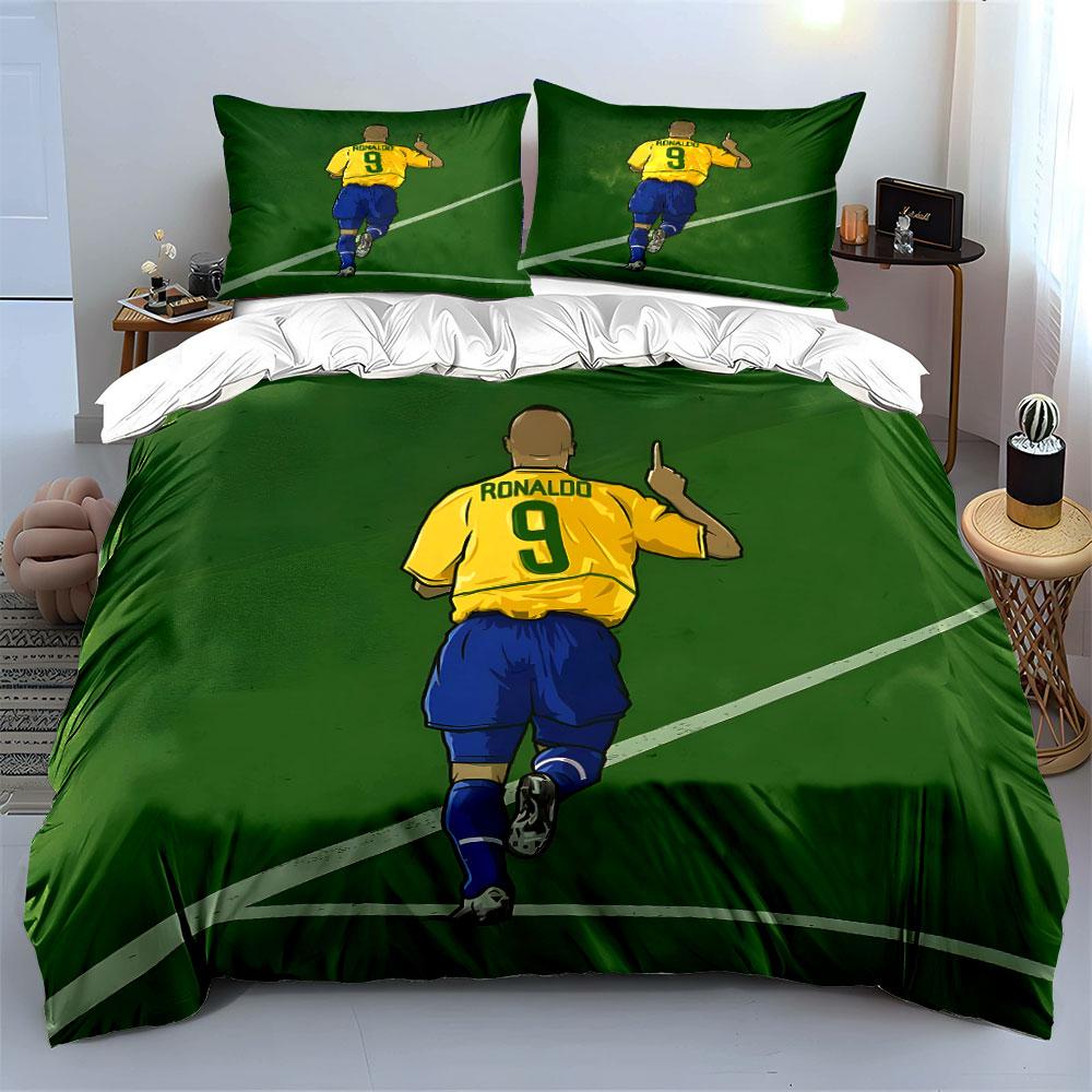 Soccer player celebration graphic. Bedding sets Duvet cover sets Duvet covers Pillowcases(1 * Duvet Cover 2 * Pillowcases without duvet insert)