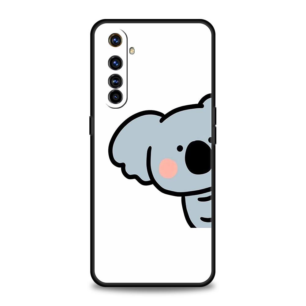 Koala Phone Case For Realme 12 11 10 9 8 5G 7 6 GT5 GT3 GT2 Pro Plus C21 C11 C25 C35 For Realme GT Neo 2 3 3T 5 Cover