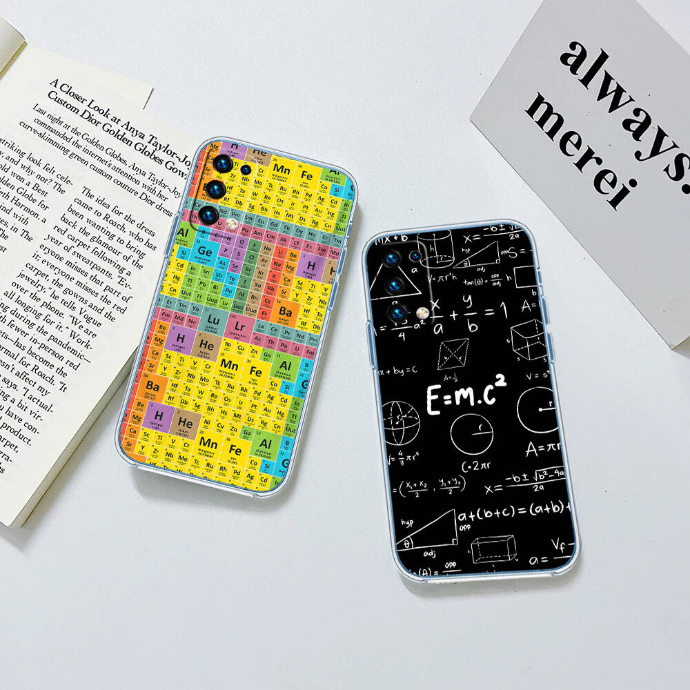 Chemical Maths Equation Formula Case for Motorola G10 G20 G04 E30 E40 E22 E20 E13 E15 G22 G23 G05 G75 G35 G55 E22S E7 G6 G7 G8 G9 Plus Power Play