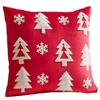 INS Style Throw Pillowcover Christmas Tree Cushion Cover Velvet Christmas Pillowcase  Sofa/Bed