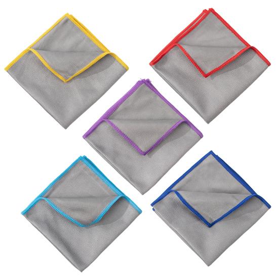 1/3/5/10Pcs Kitchen Rag Kitchen Car Reusable Cleaning Cloth Soft Texture No Lint Multi-Purpose Cleaning