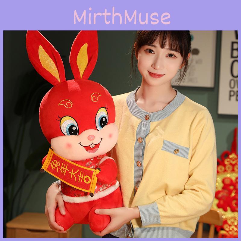 Inch 15 Cheerful Rabbit Stuffed Animal Toy Great For New Year And Birthday Celebrations Stylish Plush