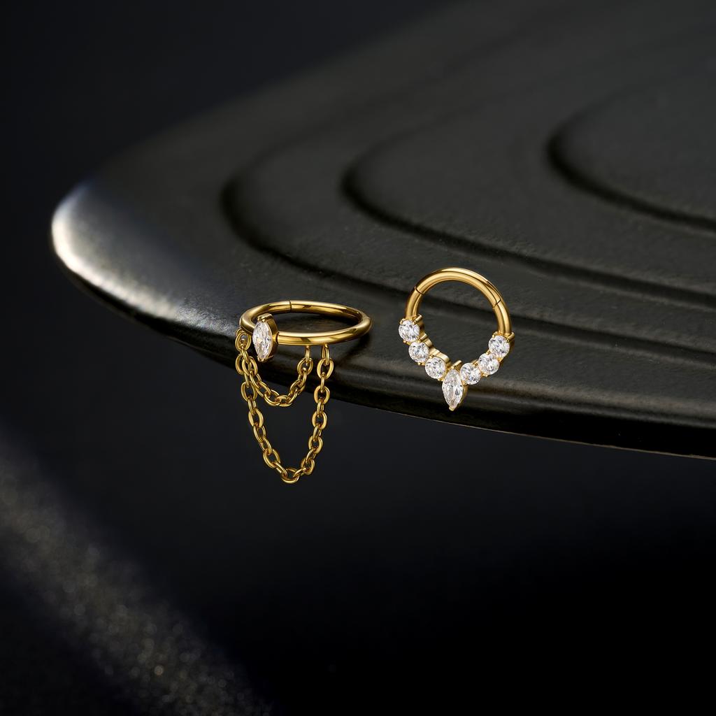 ASTM F136 G23 Titanium Internally Threaded Labret Body Piercing Jewelry Piercing Cartilage Helix Flat Back Stud Earring