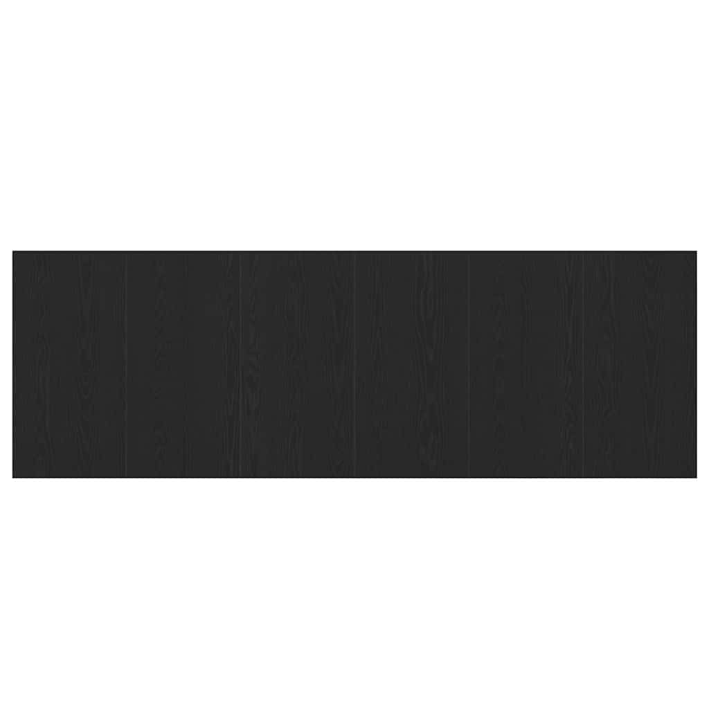 Bed Headboard In Black Oak Look 160 X 1.5 X 80.5 Cm