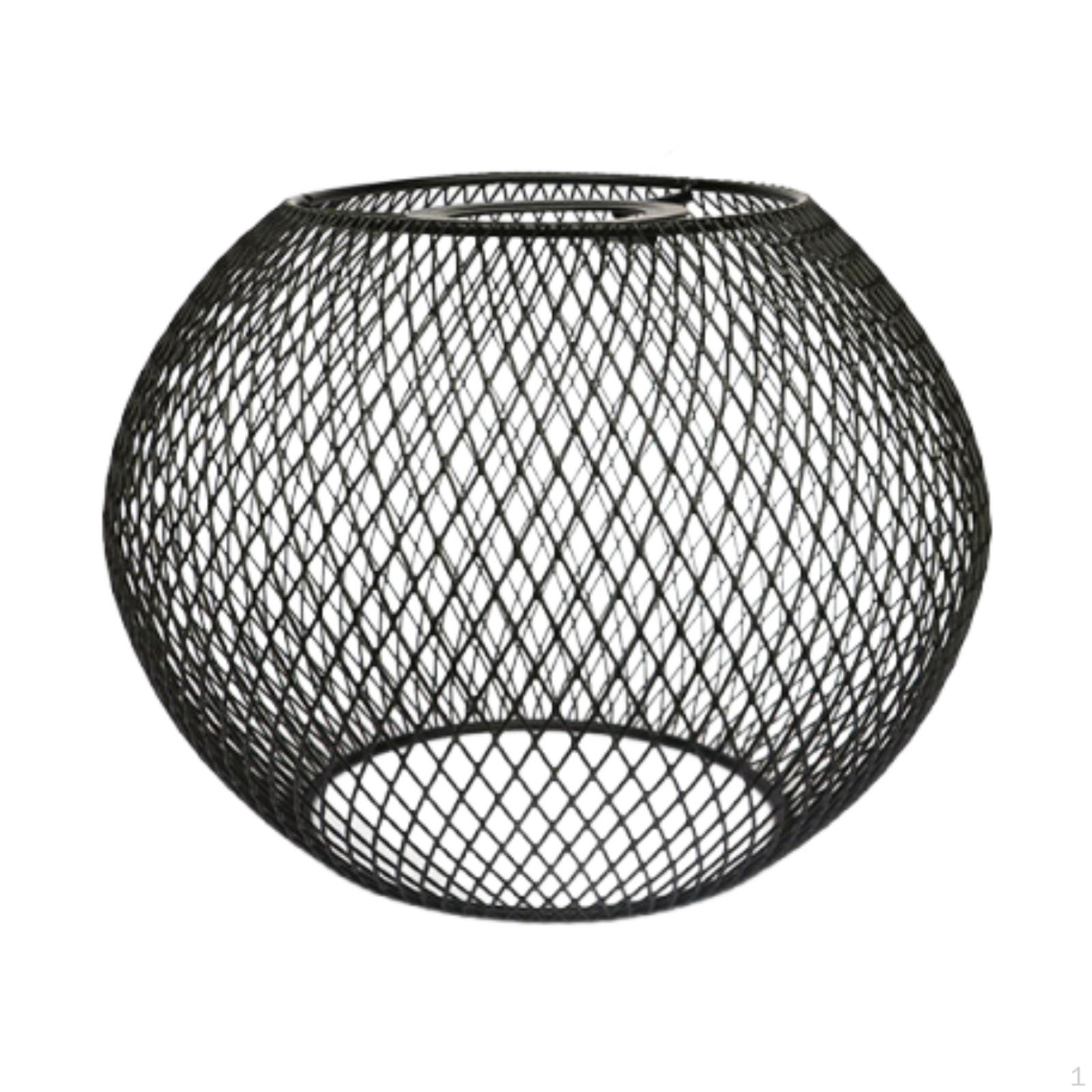 

Metal Pendant Lamp Shade Lampshade Ceiling Light Bulb Guard for Teahouse Kitchen Style B