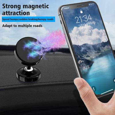Double-sided Magnetic Phone Holder For IPhone 14 13 Dual Magnet Phone Mount Stand For Gym Kitchen Metal Surface