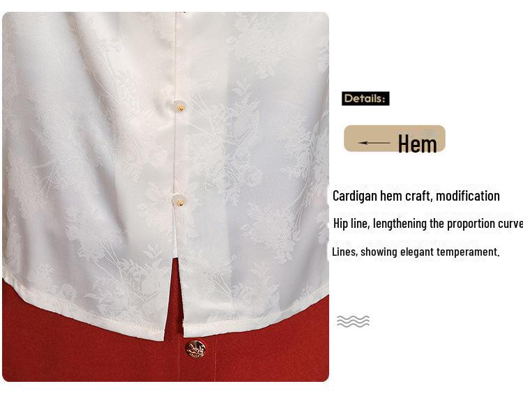 Women's Spring Retro Embroidered Chinese-Style Cheongsam Shirt