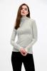 Jaa [Jaah] Wool Blended Layered Turtleneck_Gray