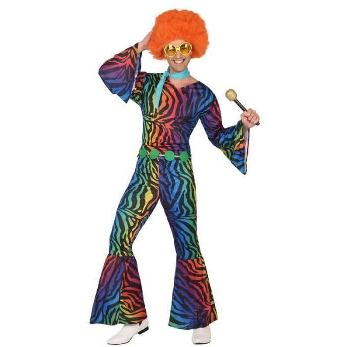 Ensemble Disco - JOUR DE FETE - Ensemble Disco Fever - Multicolore - Taille M - Polyester