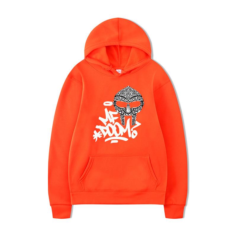 ME DOOM Printed Men's Autumn and Winter New Hoodie Brand Hoody Clothes Vintage Fashion Long Sleeve Pullovers