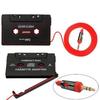 110cm Universal Black Car Stereo Audio Cassette Adapter for Phone MP3 CD Player Audio Tape Adapter