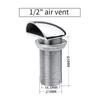 Universal Air Hole 316 Stainless Steel Shell Vent Oil Tank Ventilation Exhaust Valve 1/2" For Yacht RV Boat