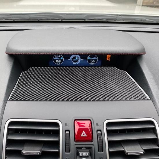 Carbon Fiber Dash Center Display Base Panel Trim for Subaru WRX / STI 2015-
