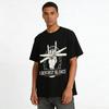 Rock Drummer I Destroy Silence Vintage Distressed Print Casual T-Shirt Pure cotton T-shirt