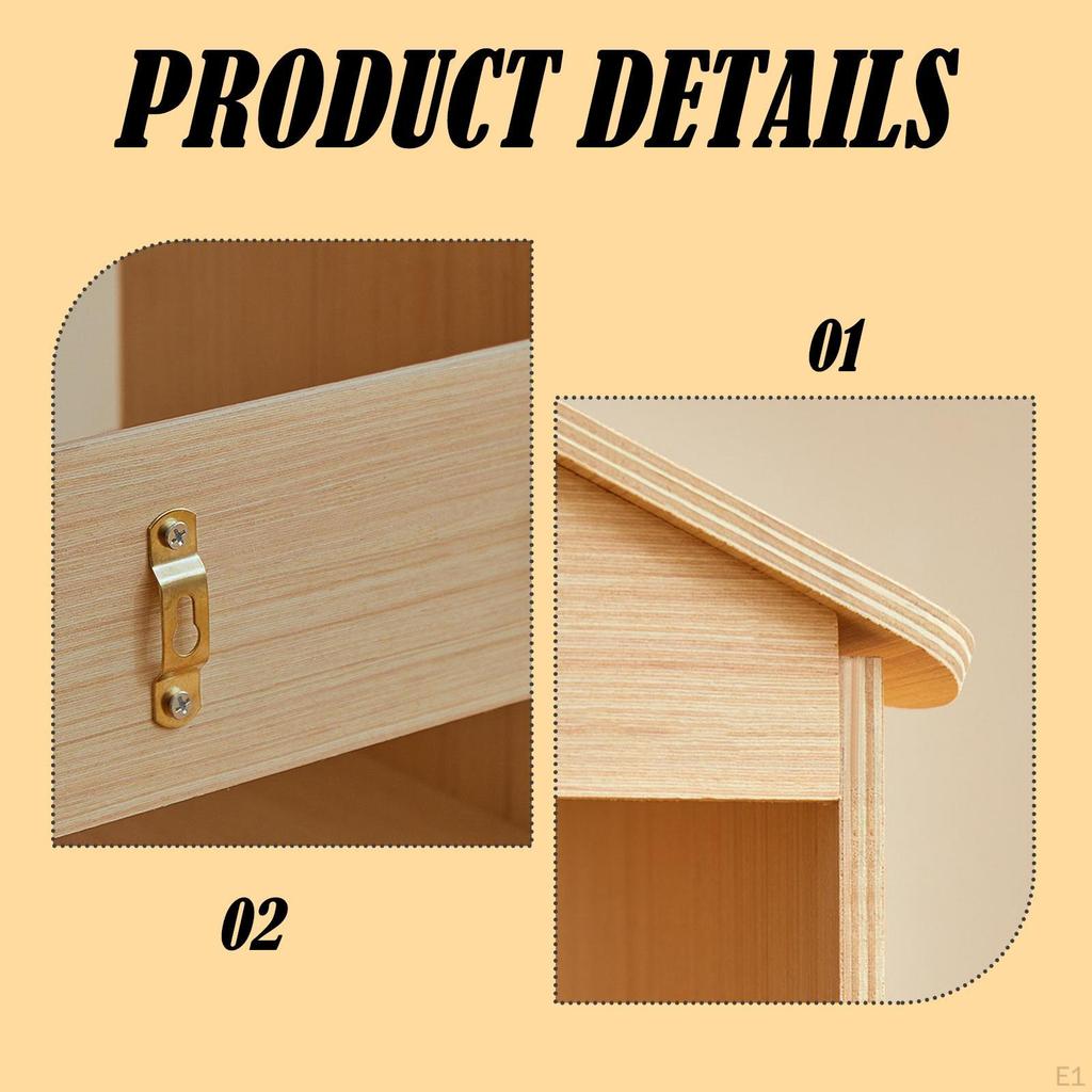 Pollaio per Galline Installazione Facile Protezione Uova Accessori Legno Gabbia per Uccelli Anatra