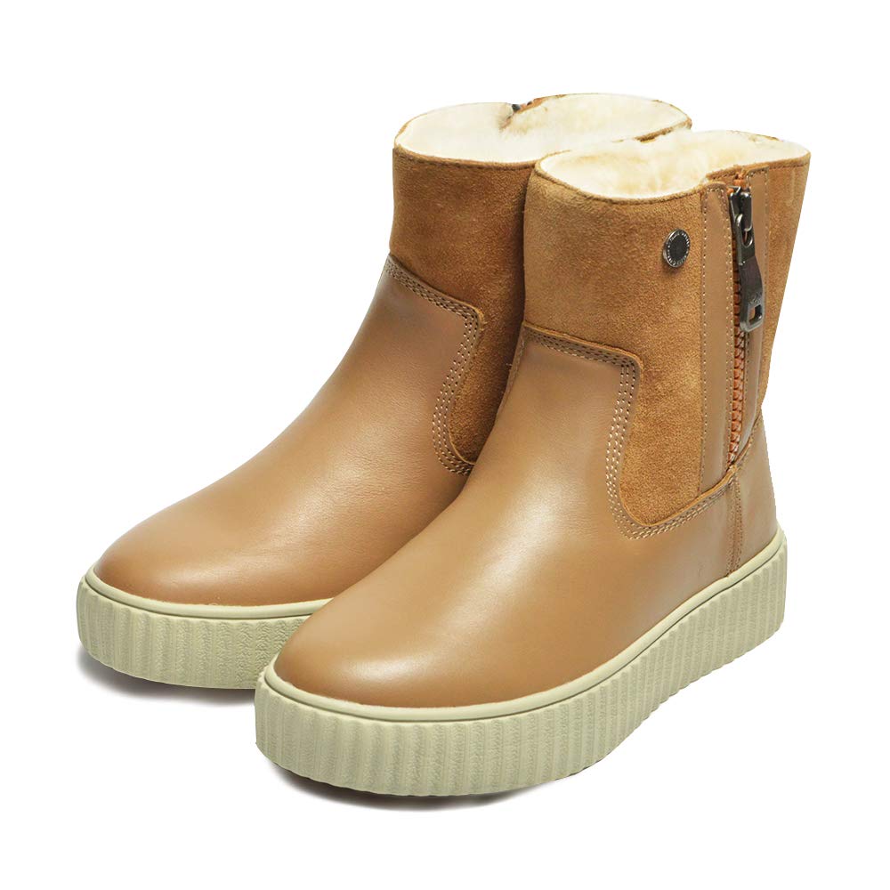 

Pajar CALINE Кожа Мутон Зимние Водонепроницаемые Ботинки Женские Сапоги/Снег (23см, Коричневый)