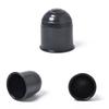 Universal 50MM Trailer Accessories Black Trailer Ball Cover Car Tow Bar Cap Black Durable Caravan Trailer Protection Car Styling