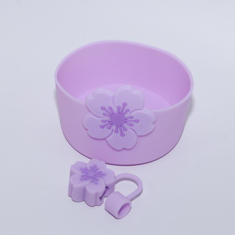 10mm Thick Cartoon Begonia Flower Straw Cap Dust Cover